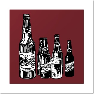 Beer Bottles | Isolation Drunkness Posters and Art